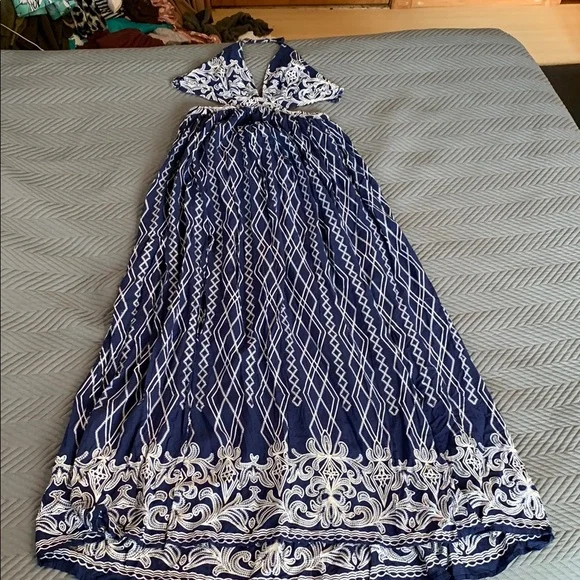 windsor blue and white dress The Charlotte Dress in Denim Blue Windsor 14 / Denim Blue Windsor